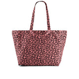Jetzt im Löffelhase erhältlich: ROSE IN APRIL Einkaufstasche, Handtasche Damen, Tasche, Strandtasche, Shopper, Strandtasche, Damentasche  «leo erdbeere», 34x50x62cm