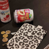 Jetzt im Löffelhase erhältlich: ROSE IN APRIL Geldbeutel, Babykulturbeutel, Babypflege, Schminktasche, Schminkbeutel  «leo greige», 10x15cm