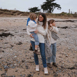 Jetzt im Löffelhase erhältlich: ROSE IN APRIL Einkaufstasche, Handtasche Damen, Tasche, Strandtasche, Shopper, Strandtasche, Damentasche  «leo greige», 34x50x62cm