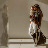 Jetzt im Löffelhase erhältlich: ROSE IN APRIL Einkaufstasche, Handtasche Damen, Tasche, Strandtasche, Shopper, Strandtasche, Damentasche  «leo olive», 34x50x62cm