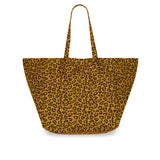 Jetzt im Löffelhase erhältlich: ROSE IN APRIL Einkaufstasche, Handtasche Damen, Tasche, Strandtasche, Shopper, Strandtasche, Damentasche  «leo caramel», 34x50x62cm