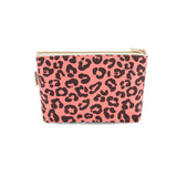 Jetzt im Löffelhase erhältlich: ROSE IN APRIL Kinderkulturbeutel, Babykulturbeutel, Geburtsgeschenk, Geburtsset, Geburt, Babypflege, Schminktasche, Schminkbeutel  «leo koralle», 13x17cm