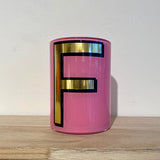 Jetzt im Löffelhase erhältlich: Deko-Glas mit Buchstabe | F