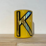 Jetzt im Löffelhase erhältlich: Deko-Glas mit Buchstabe | K