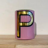 Jetzt im Löffelhase erhältlich: Deko-Glas mit Buchstabe | P