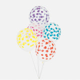 Jetzt im Löffelhase erhältlich: MY LITTLE DAY Ballone 5er Set | «Konfetti» farbig