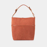 Jetzt im Löffelhase erhältlich: ANN KURZ| Ledertasche | Nuria | Suede | Dark Peach