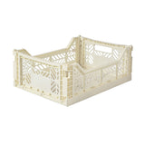 Jetzt im Löffelhase erhältlich: AY KASA Stapelbox | Midi in der Farbe cream