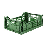 Jetzt im Löffelhase erhältlich: AY KASA Stapelbox | Midi in der Farbe dark green