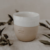 Jetzt im Löffelhase erhältlich: EULENSCHNITT Becher «Die Kleinen Dinge» | Steingut