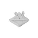 Jetzt im Löffelhase erhältlich: LIEWOOD Kapuzentuch «Augusta» | Hase Grau