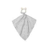 jetzt im Löffelhase erhältlich: LIEWOOD Schmusetuch Beissring «Dines» confetti grau