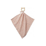 jetzt im Löffelhase erhältlich: LIEWOOD Schmusetuch Beissring «Dines» confetti roas