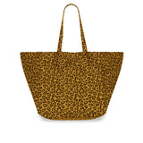 Jetzt im Löffelhase erhältlich: ROSE IN APRIL Einkaufstasche, Handtasche Damen, Tasche, Strandtasche, Shopper, Strandtasche, Damentasche  «leo caramel», 34x50x62cm