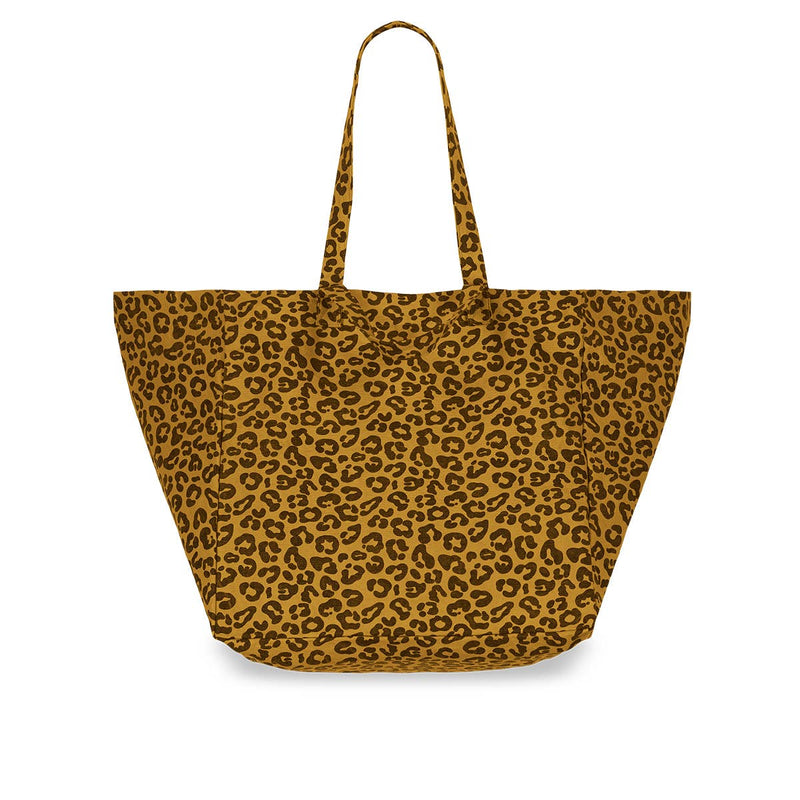 Jetzt im Löffelhase erhältlich: ROSE IN APRIL Einkaufstasche, Handtasche Damen, Tasche, Strandtasche, Shopper, Strandtasche, Damentasche  «leo caramel», 34x50x62cm
