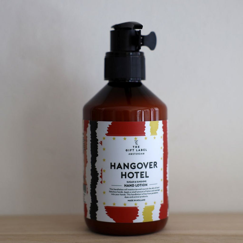 Jetzt im Löffelhase erhältlich: THE GIFT LABEL Handlotion «hangover hotel»