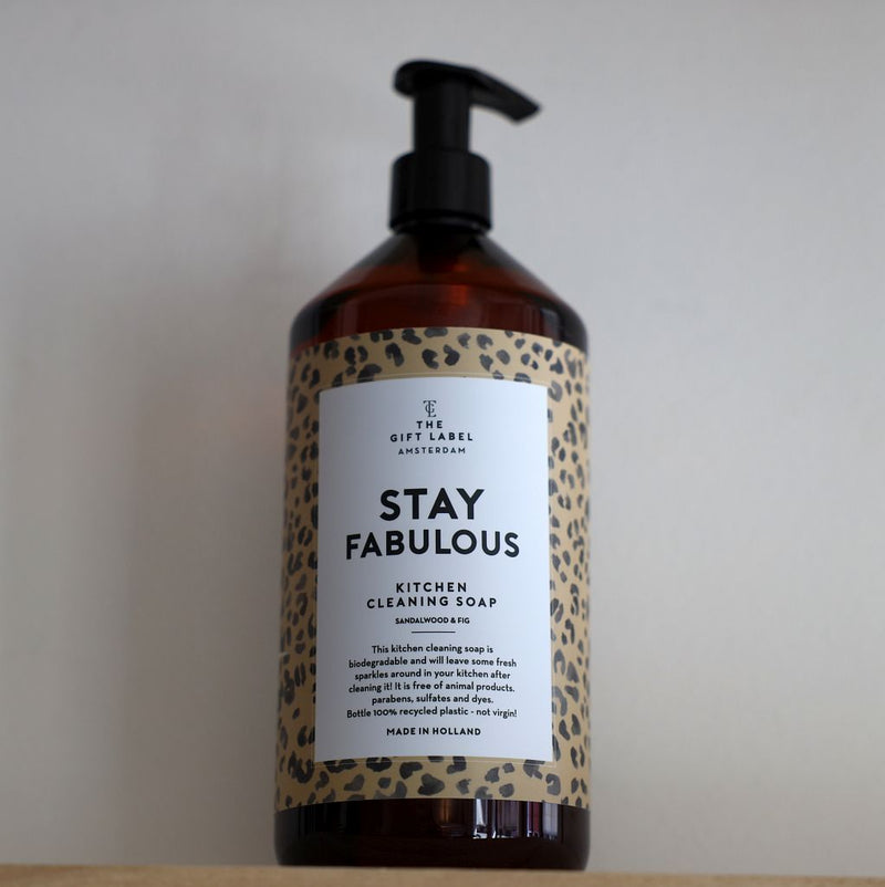 Jetzt im Löffelhase erhältlich: THE GIFT LABEL Spülmittel «stay fabulous»