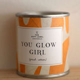 Jetzt im Löffelhase erhältlich: THE GIFT LABEL Duftkerze «you glow girl»