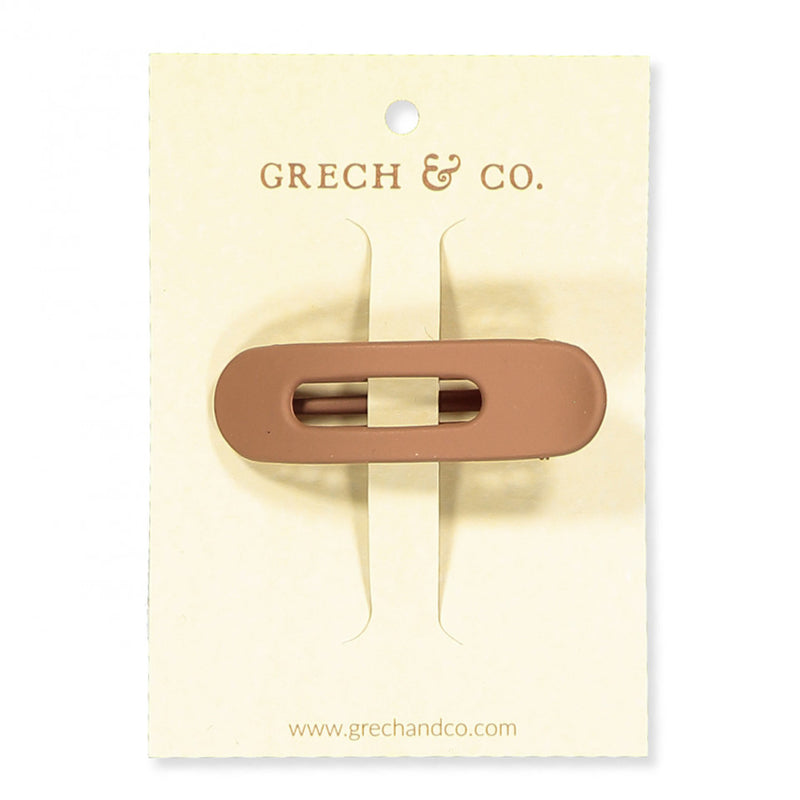Jetzt im Löffelhase erhältlich: GRECH & CO Haarspange | 1 Clip, Rust