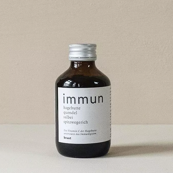 Jetzt im Löffelhase erhältlich: KRUUT Kraeutertinktur | Wildkraeutermix "immun", 500 ml