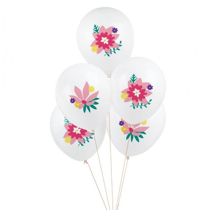 Jetzt im Löffelhase erhältlich: MY LITTLE DAY Ballone 5er Set | «Blumen»