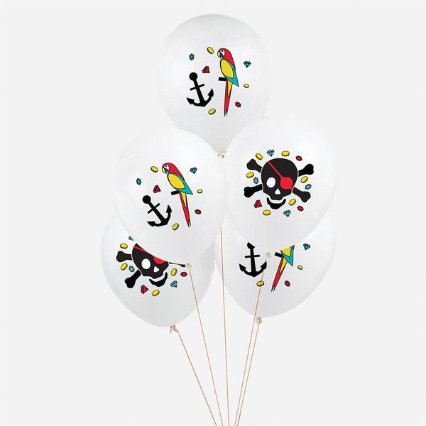 Jetzt im Löffelhase erhältlich: MY LITTLE DAY Ballone 5er Set | «Pirat»