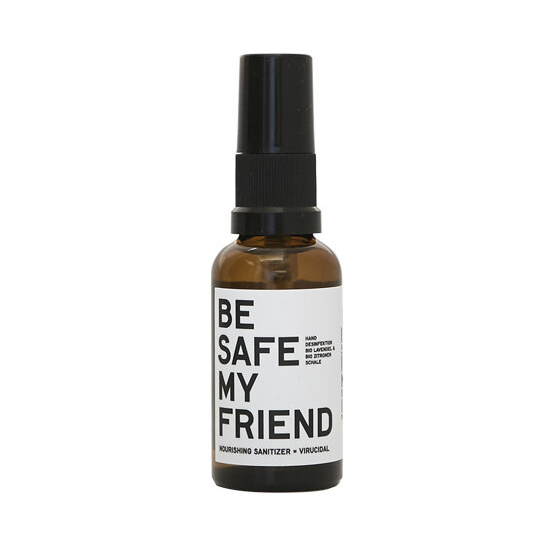 Jetzt im Löffelhase erhältlich: BE [...] MY FRIEND Desinfektionsmittel | «BE [SAFE] MY FRIEND» organic lavender & lemon peel