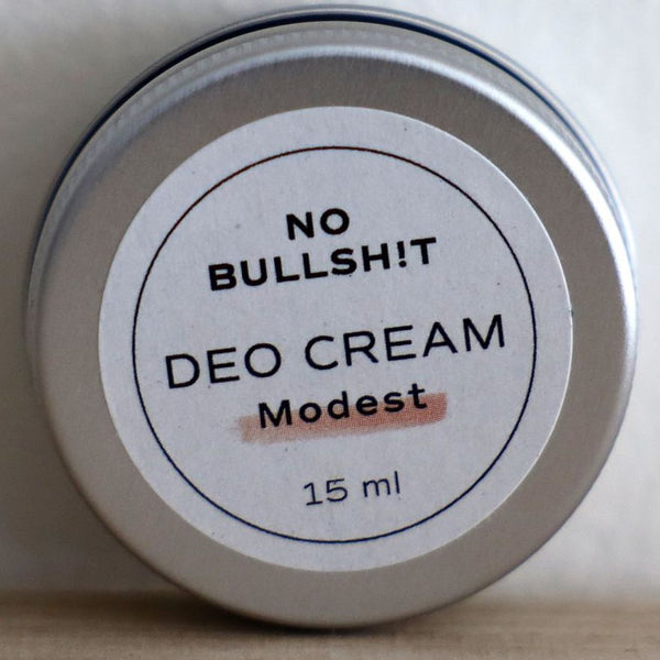 Jetzt im Löffelhase erhältlich: NO BULLSH!T Deo Cream «Modest»  | 15 ml