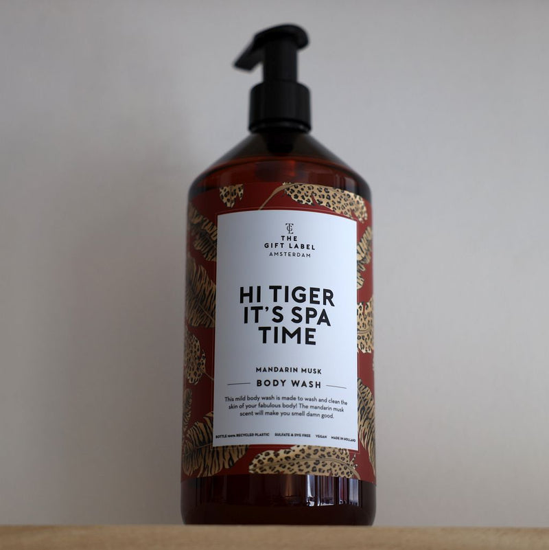 Jetzt im Löffelhase erhältlich: THE GIFT LABEL Waschlotion  «hi tiger it's spa time»