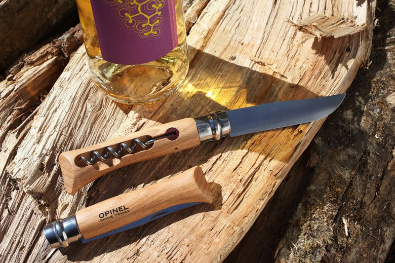 OPINEL Messer mit Korkenzieher "No 10"  | Natur